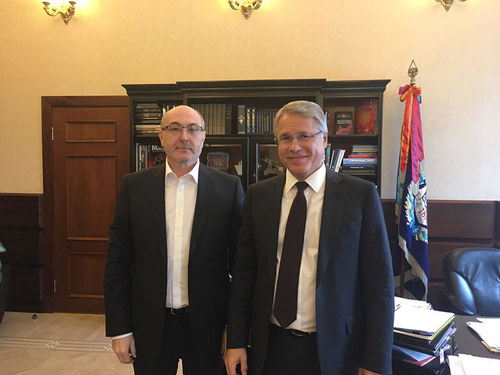 Обсуждается вопрос сотрудничества Московского государственного технического университета имени М.Э. Баумана с Чебоксарским инжиниринговым центром